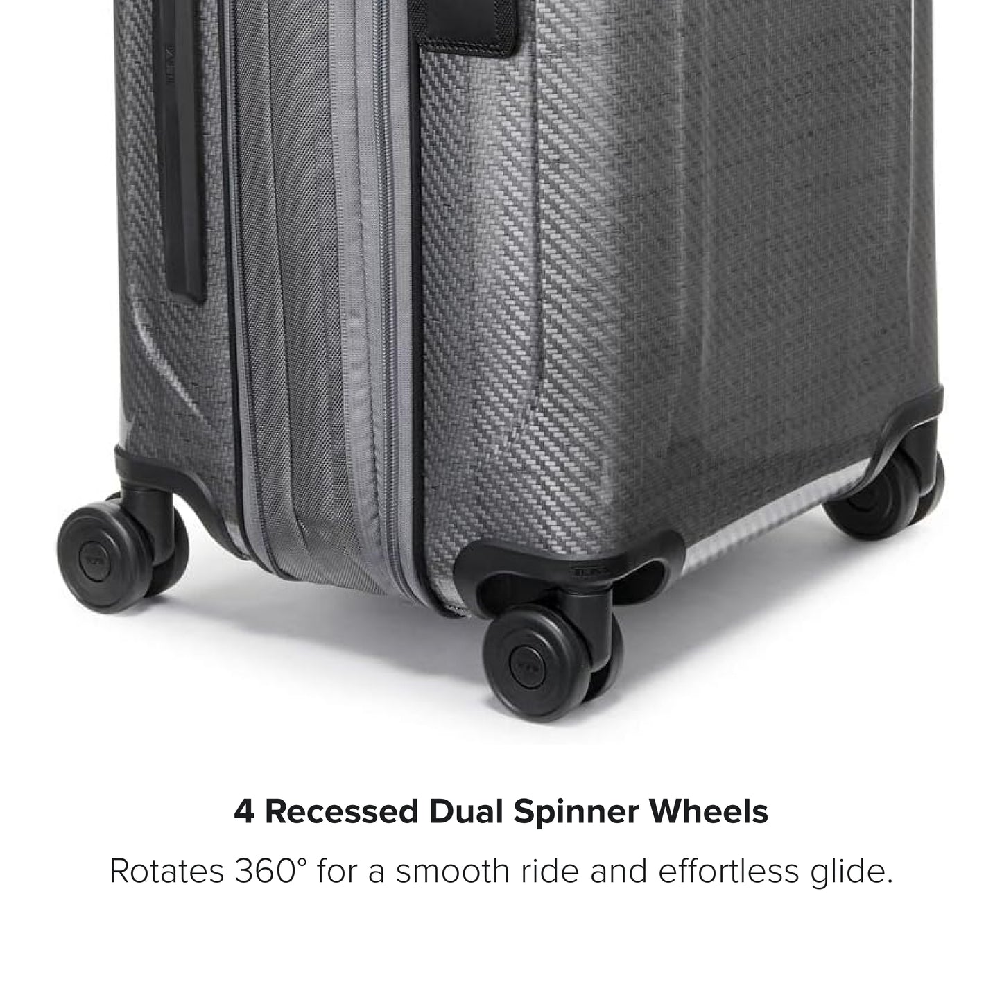 TUMI - Tegra-Lite International Expandable 4 Wheeled Carry-On - Carry On Luggage with Spinner Wheels & TSA Luggage Lock - T-Graphite