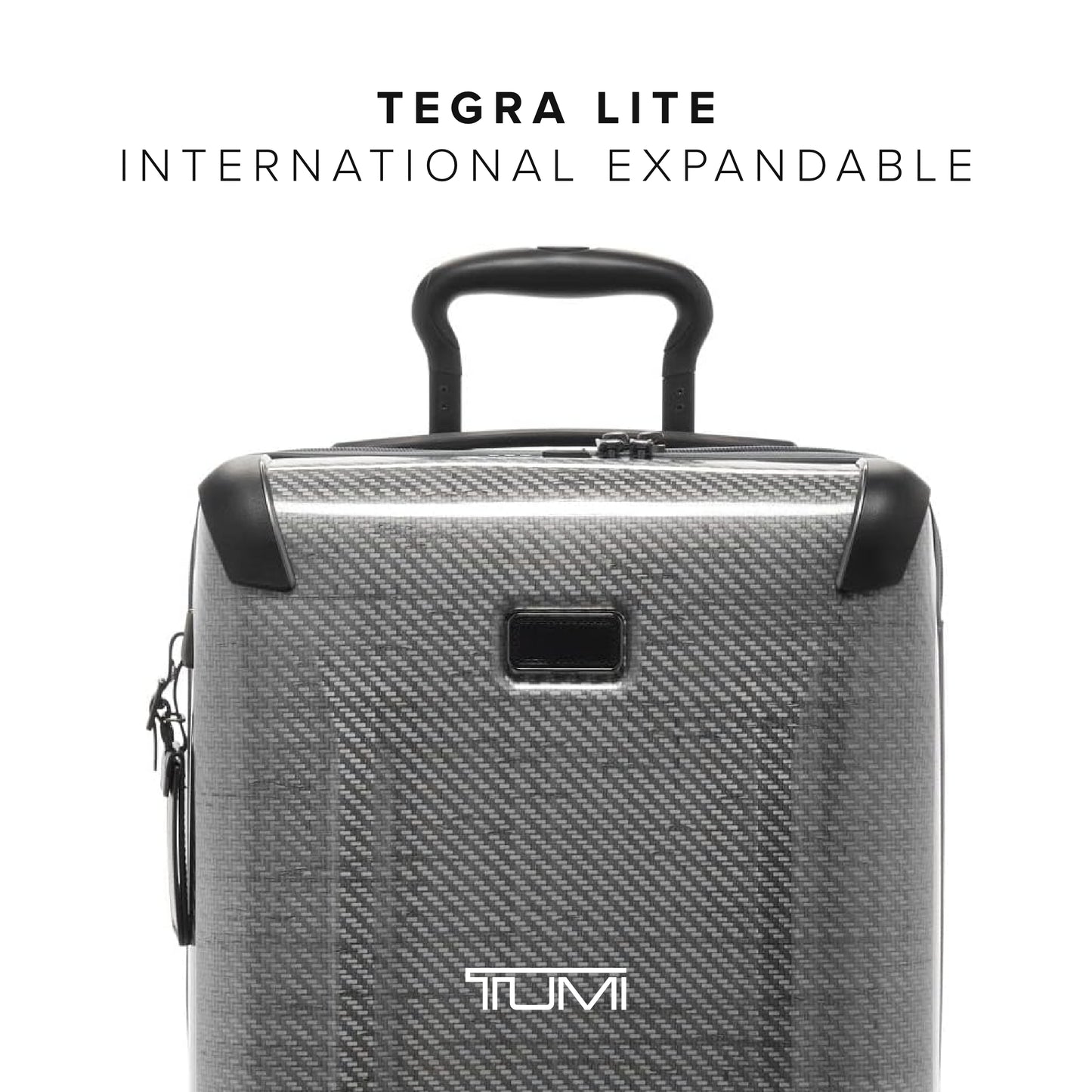 TUMI - Tegra-Lite International Expandable 4 Wheeled Carry-On - Carry On Luggage with Spinner Wheels & TSA Luggage Lock - T-Graphite