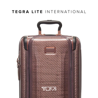 TUMI - Tegra-Lite 4 Wheel Luggage - Highly Durable Suitcase, Flexible Shell, Sleek and Lightweight Men's and Women's Expandable Rolling Bag - Front Pocket Expandable Carry On, Blush