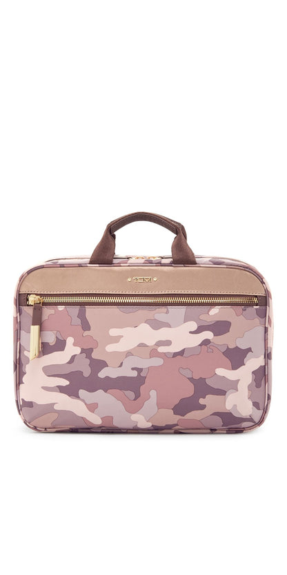 TUMI - Voyageur- Madina Cosmetic Bag - Camoflage Pink