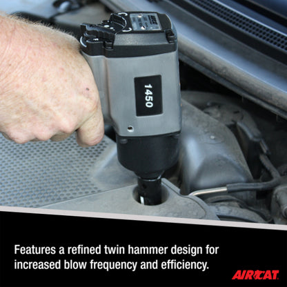 AIRCAT 1450: 1/2-Inch Impact Wrench 1,000 ft-lbs