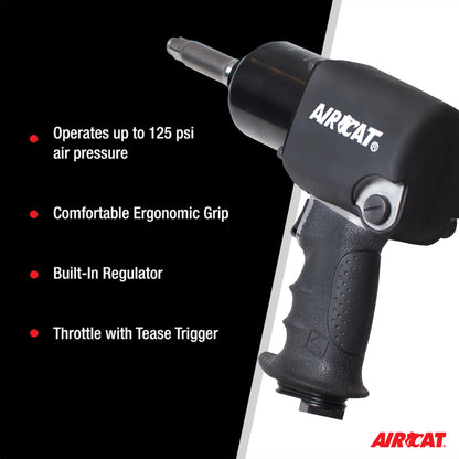 AirCAT 1460-XL-2 1/2" Impact wrench with 2" ext anvil 725 ft-lb