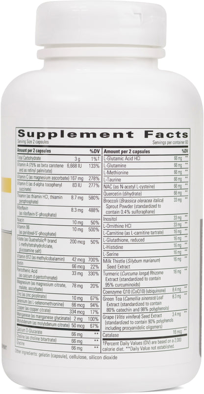 Integrative Therapeutics - Detoxication Factors - Phase I and II Detoxication Support - 120 Capsules