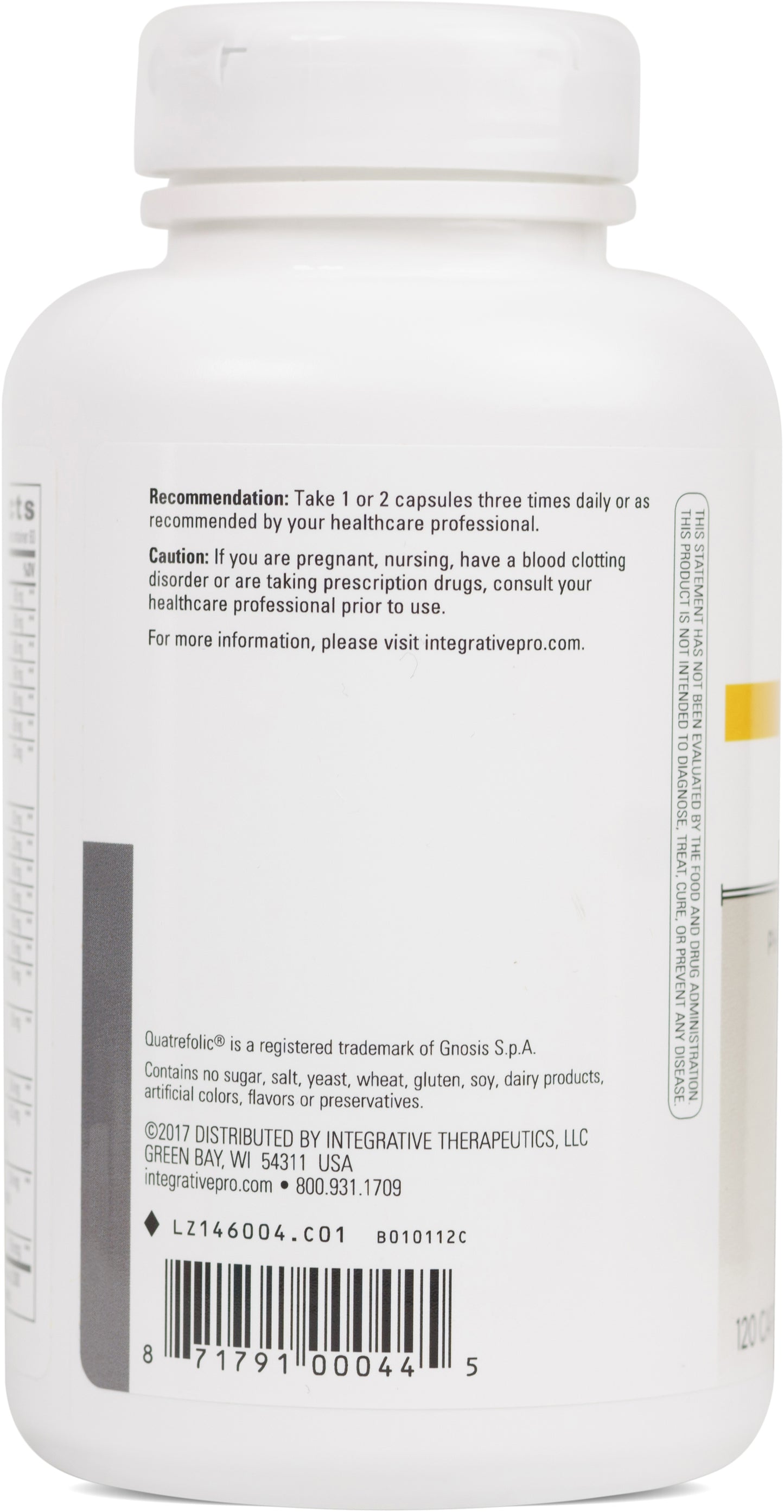 Integrative Therapeutics - Detoxication Factors - Phase I and II Detoxication Support - 120 Capsules