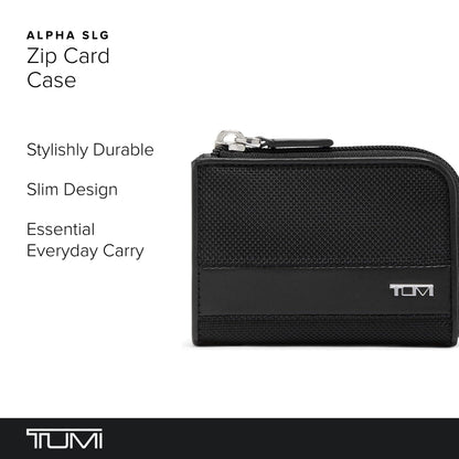 TUMI - Alpha Zip Card Case - Black