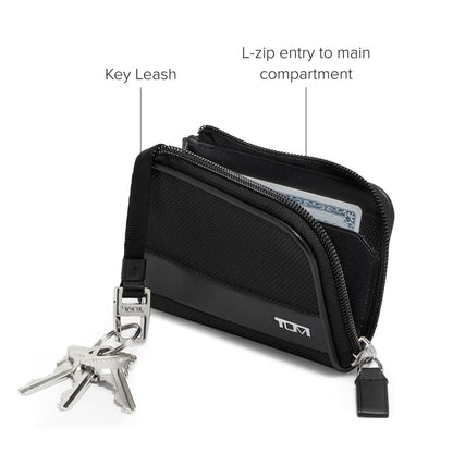 TUMI - Alpha Zip Card Case - Black