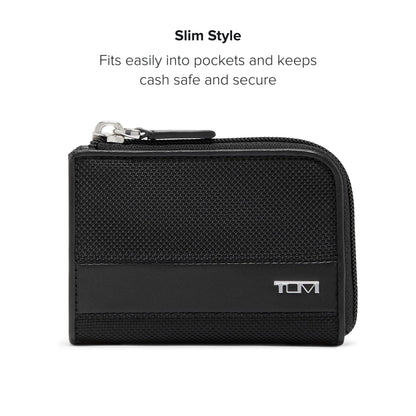 TUMI - Alpha Zip Card Case - Black