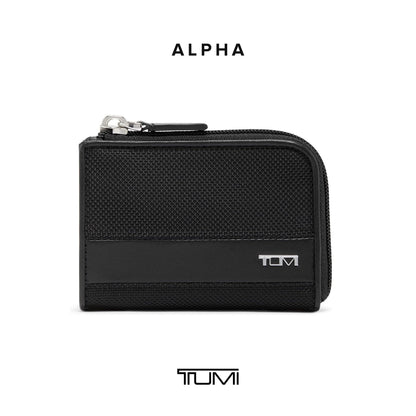 TUMI - Alpha Zip Card Case - Black