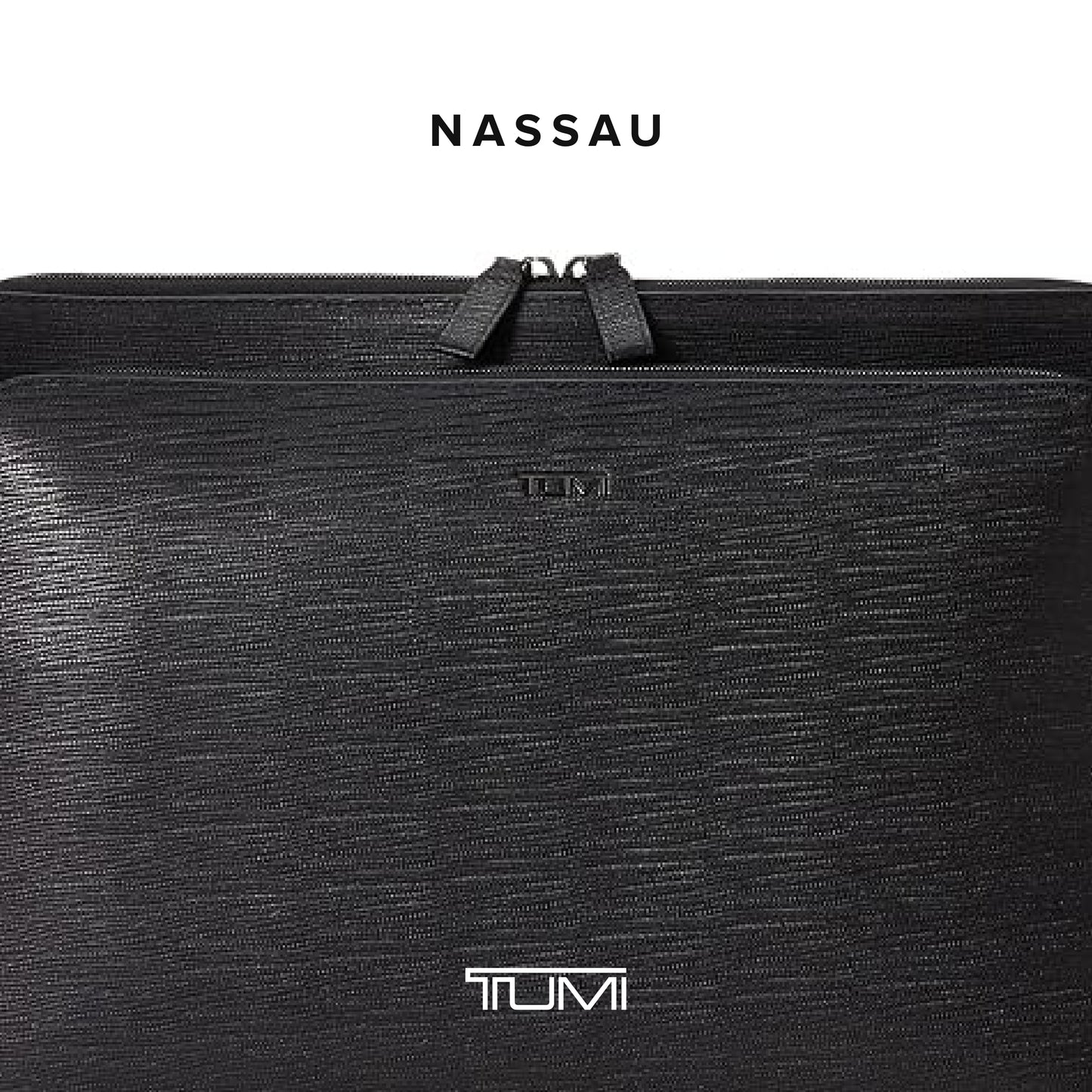 TUMI - Nassau Laptop Portfolio - Laptop Bag for Men & Women - Fits up to 14" Screens - Leather Laptop Travel Bag - Work Bag-