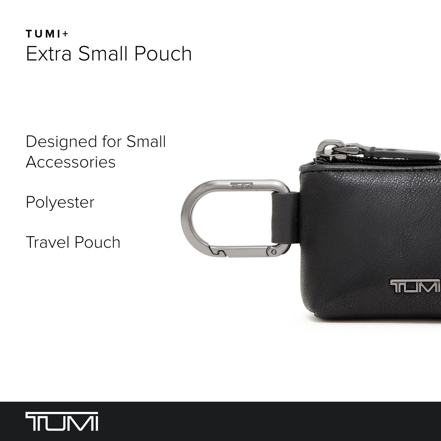 TUMI - TUMI+ Extra Small Pouch - Black