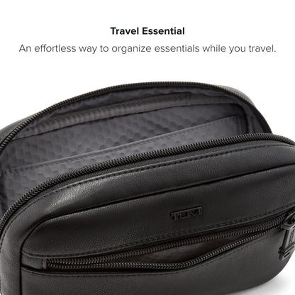 TUMI - Zip-Around Case - Travel Pouch Organizer Bag for Documents, Toiletries, Cosmetics - Accessories Case for Men & Women - Black
