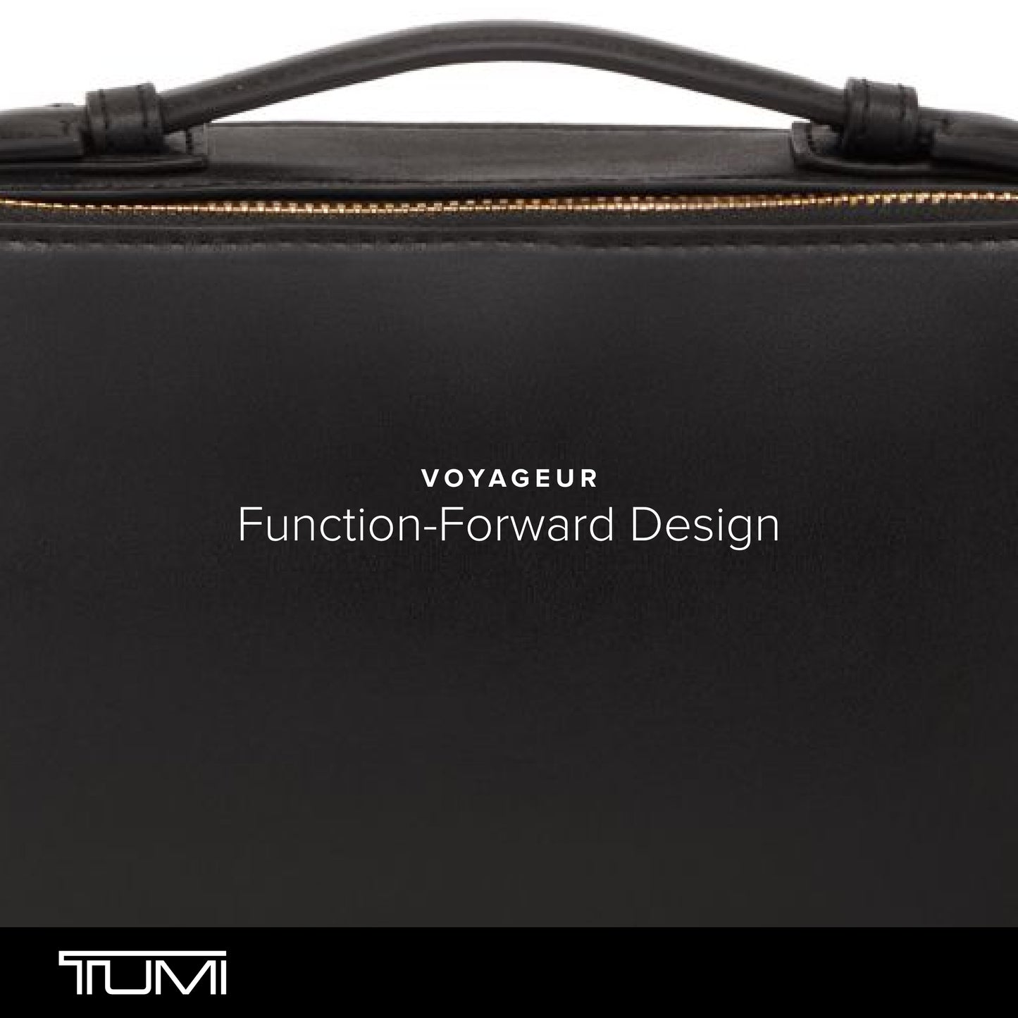 TUMI - Voyageur Mari Crossbody - Leather Crossbody Purse for Women - Perfect for Business & Travel - Classy Women's Bag - Black & Gold