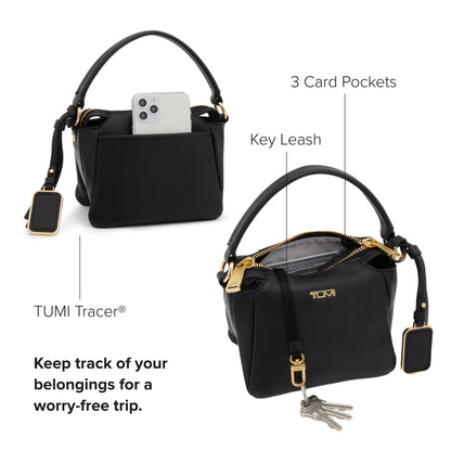 TUMI Voyageur Belle Micro Crossbody - Black