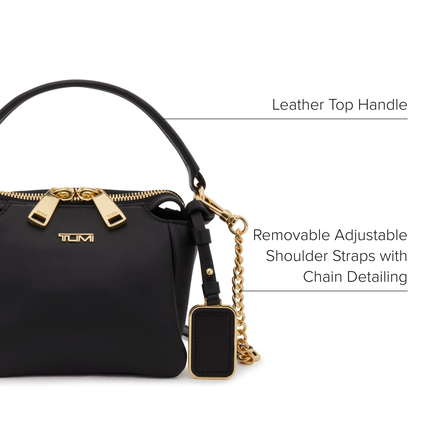 TUMI Voyageur Belle Micro Crossbody - Black