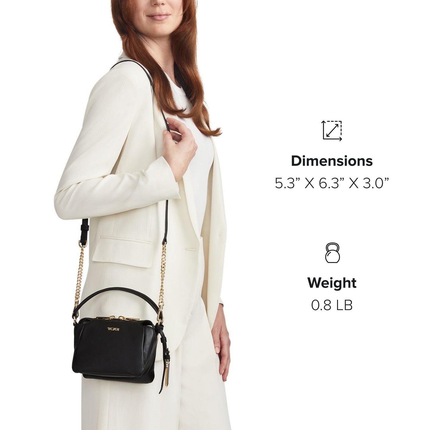 TUMI Voyageur Belle Micro Crossbody - Black
