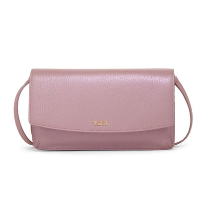 TUMI - Belden Wallet Crossbody for Women - Pearl Pink