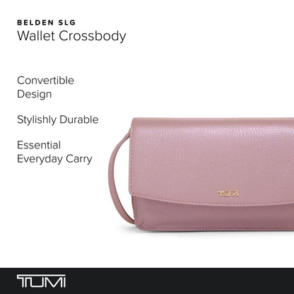 TUMI - Belden Wallet Crossbody for Women - Pearl Pink