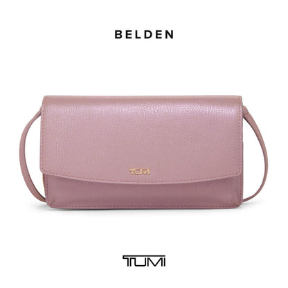 TUMI - Belden Wallet Crossbody for Women - Pearl Pink