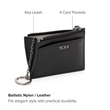 TUMI Belden Zip Card Case - Black