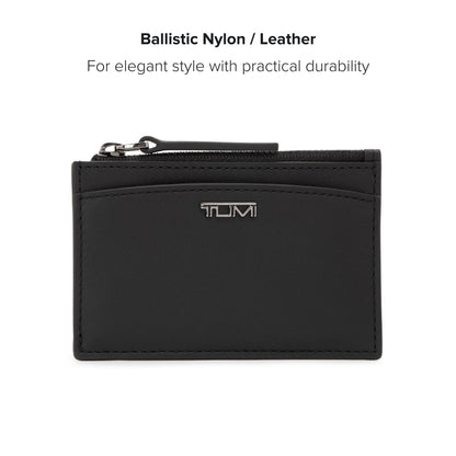 TUMI Belden Zip Card Case - Black