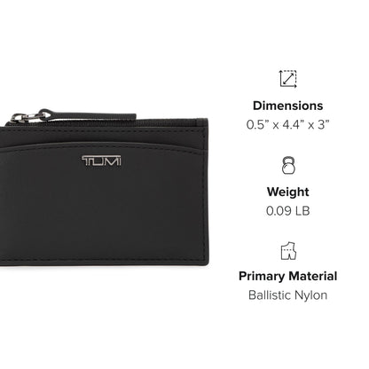 TUMI Belden Zip Card Case - Black