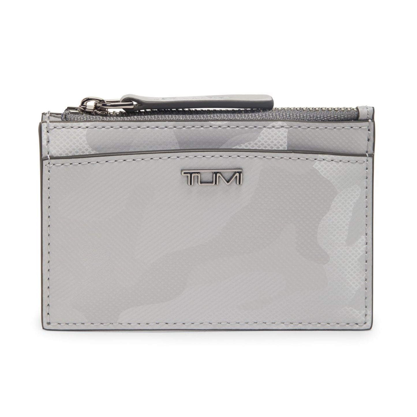 TUMI - Belden Zip Card Case for Women - Silver Camo