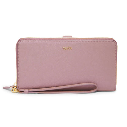 TUMI - Belden Travel Wallet for Women - Pearl Pink