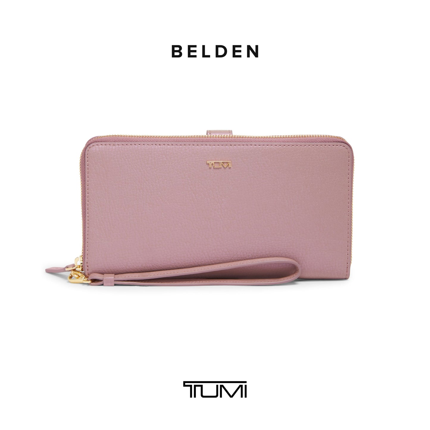 TUMI - Belden Travel Wallet for Women - Pearl Pink