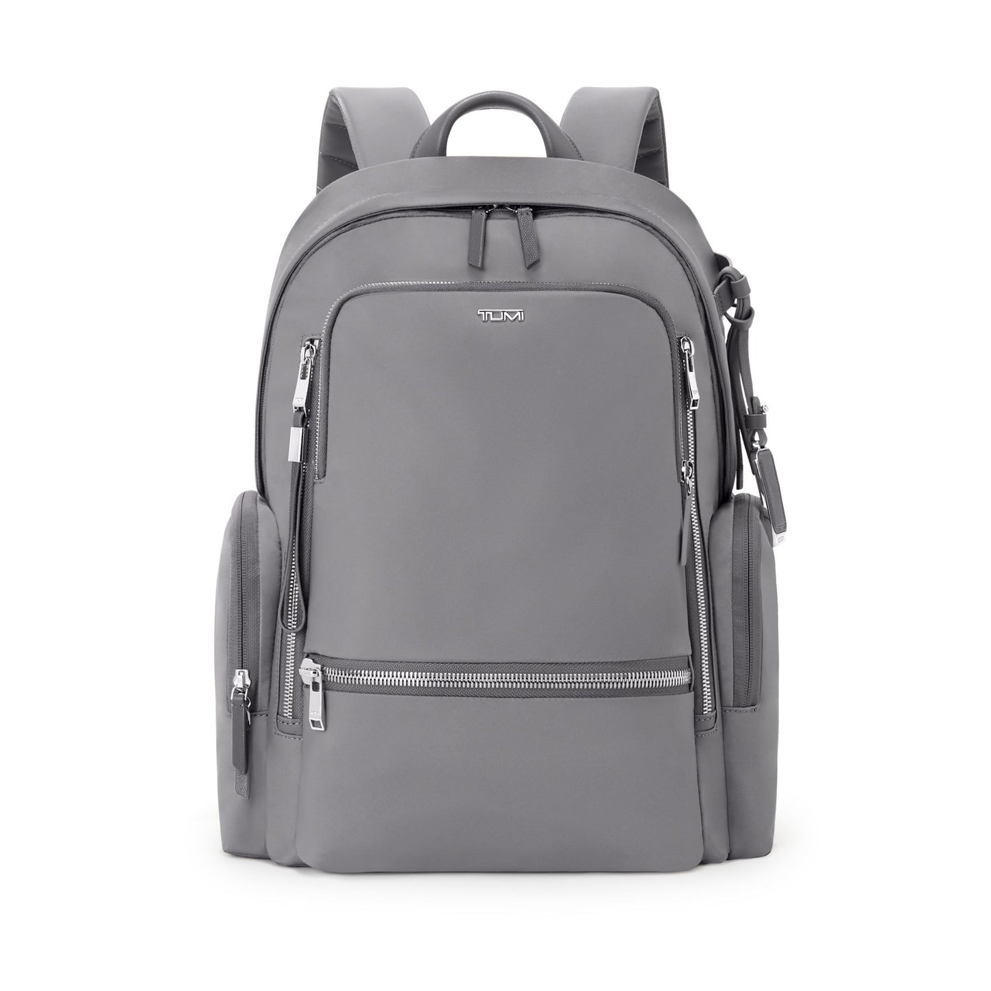 TUMI - Voyageur Celina Backpack - Women's Work and Travel Bag - 16.0" X 10.6" X 6.5" - Holds Up to 16" Laptop - Fog Grey & Silver Hardware