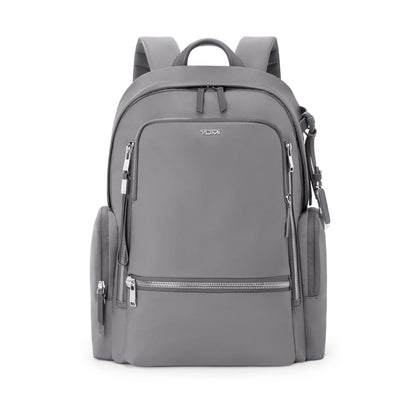 TUMI - Voyageur Celina Backpack - Women's Work and Travel Bag - 16.0" X 10.6" X 6.5" - Holds Up to 16" Laptop - Fog Grey & Silver Hardware