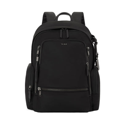 TUMI - Voyageur Celina Backpack - Women's Work and Travel Bag - 16.0" X 10.6" X 6.5" - Holds Up to 16" Laptop - Black & Gunmetal Hardware