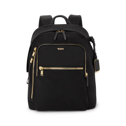 TUMI - Voyageur Halsey Backpack - Travel Backpack - For Business, Fashion, Commute - Holds Up to 14" Screens - Black & Gold