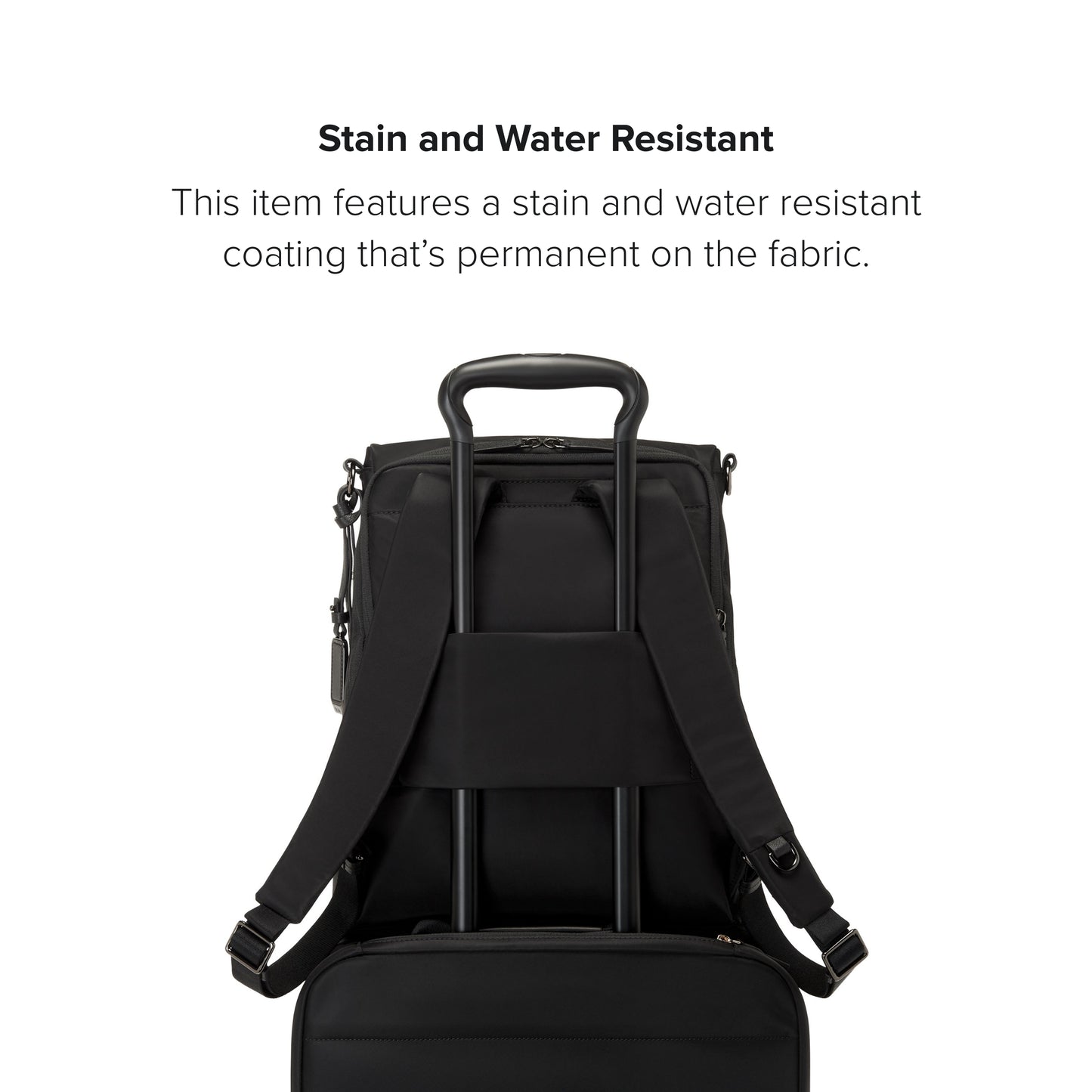 TUMI Voyageur Leigh Backpack/Tote Black/Gunmetal One Size