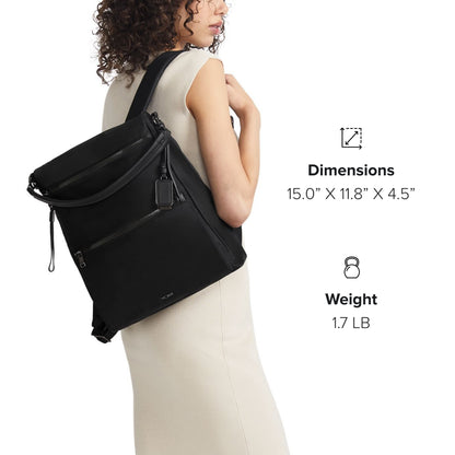 TUMI Voyageur Leigh Backpack/Tote Black/Gunmetal One Size