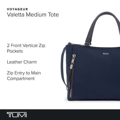 TUMI Voyageur Valetta Medium Tote - Indigo