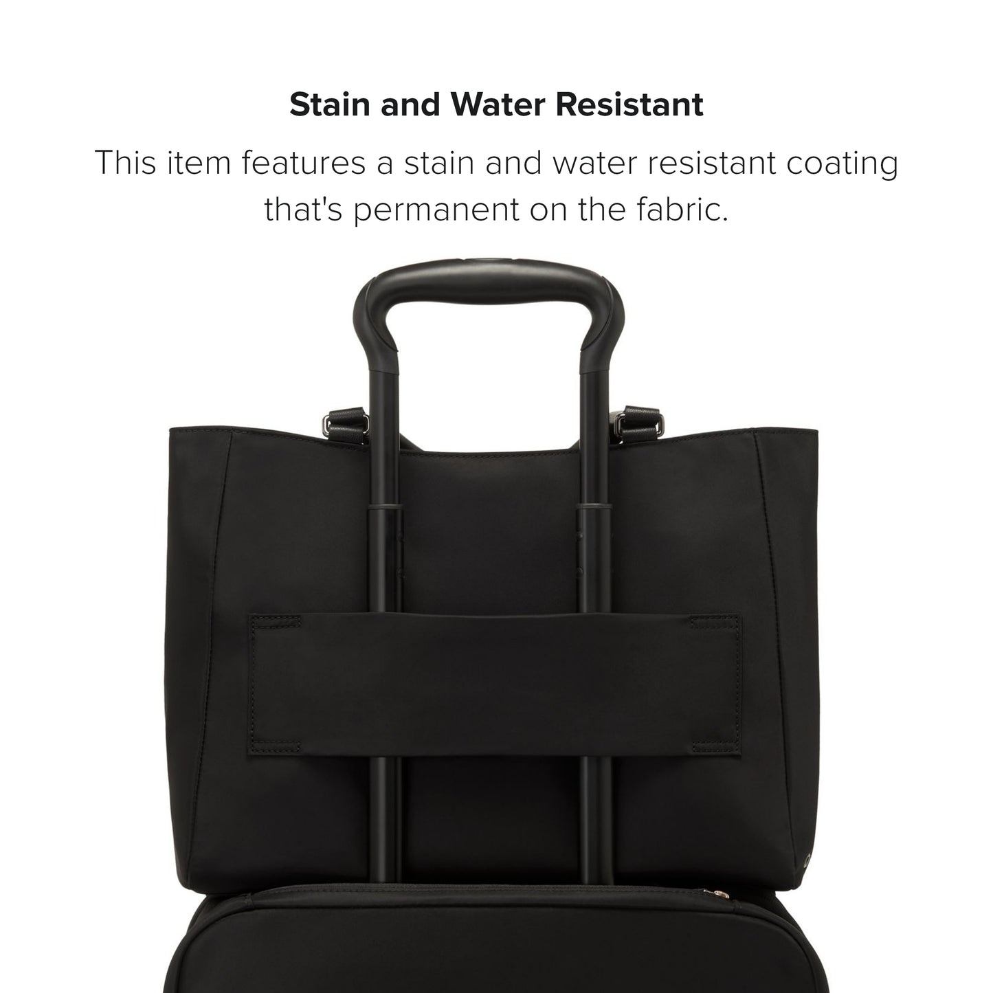 TUMI - Voyageur Valetta Tote - Women's Carryall Bag, Lightweight and Roomy, Functional Purse for Everyday, Business & Travel - Medium, Black & Gunmetal Hardware
