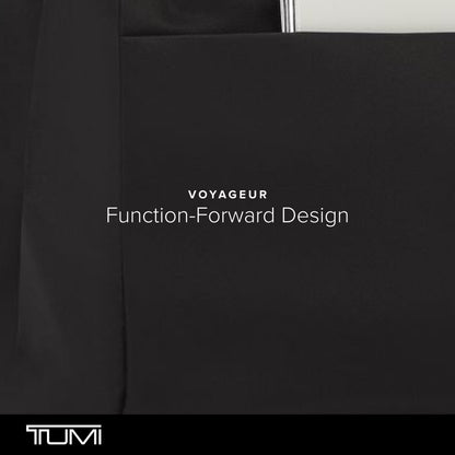 TUMI - Voyageur Valetta Micro Tote - Purse for Business & Travel - Stain & Water-Resistant - Removable Crossbody Strap - Black & Gunmetal