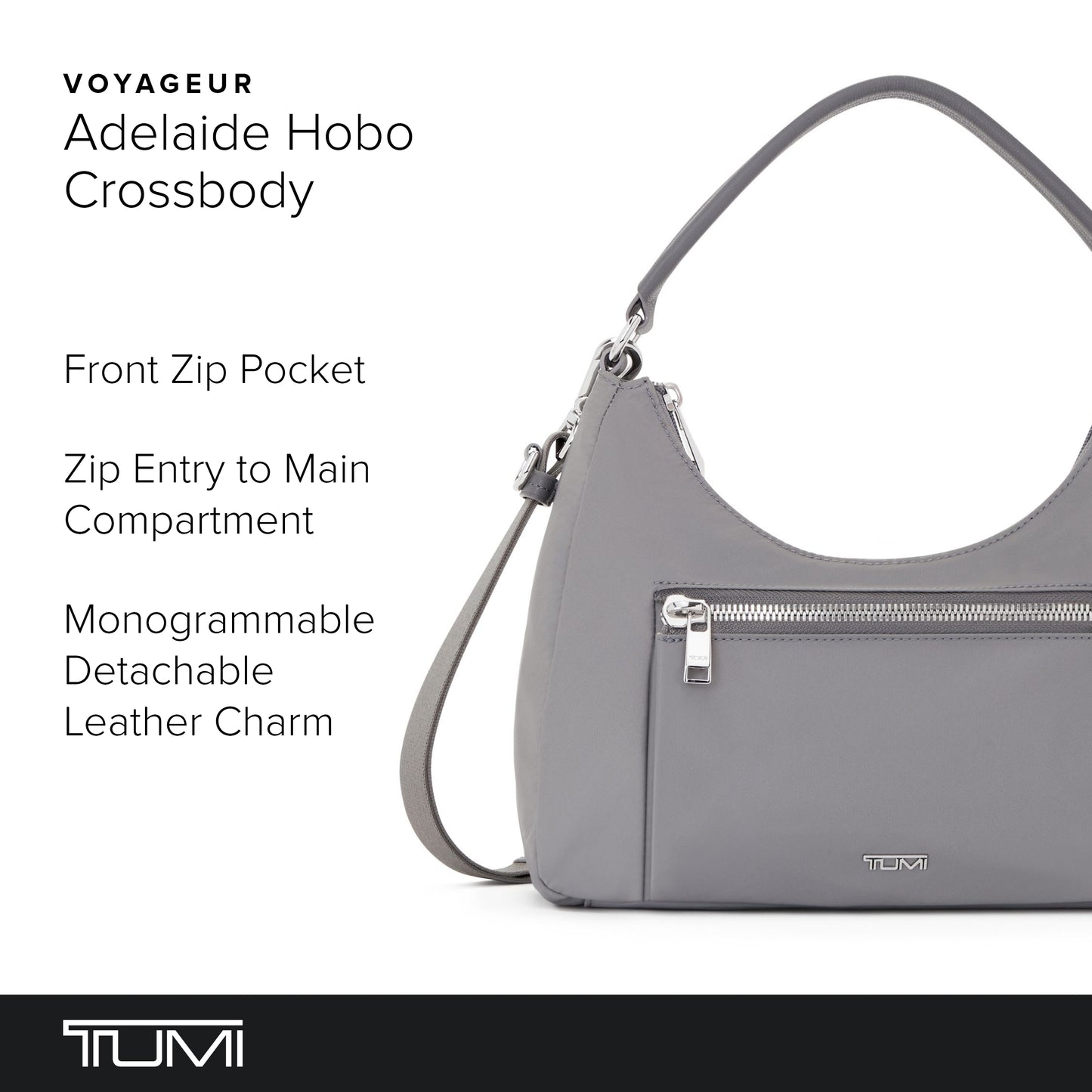 TUMI Voyageur Adelaide Hobo Crossbody - Fog