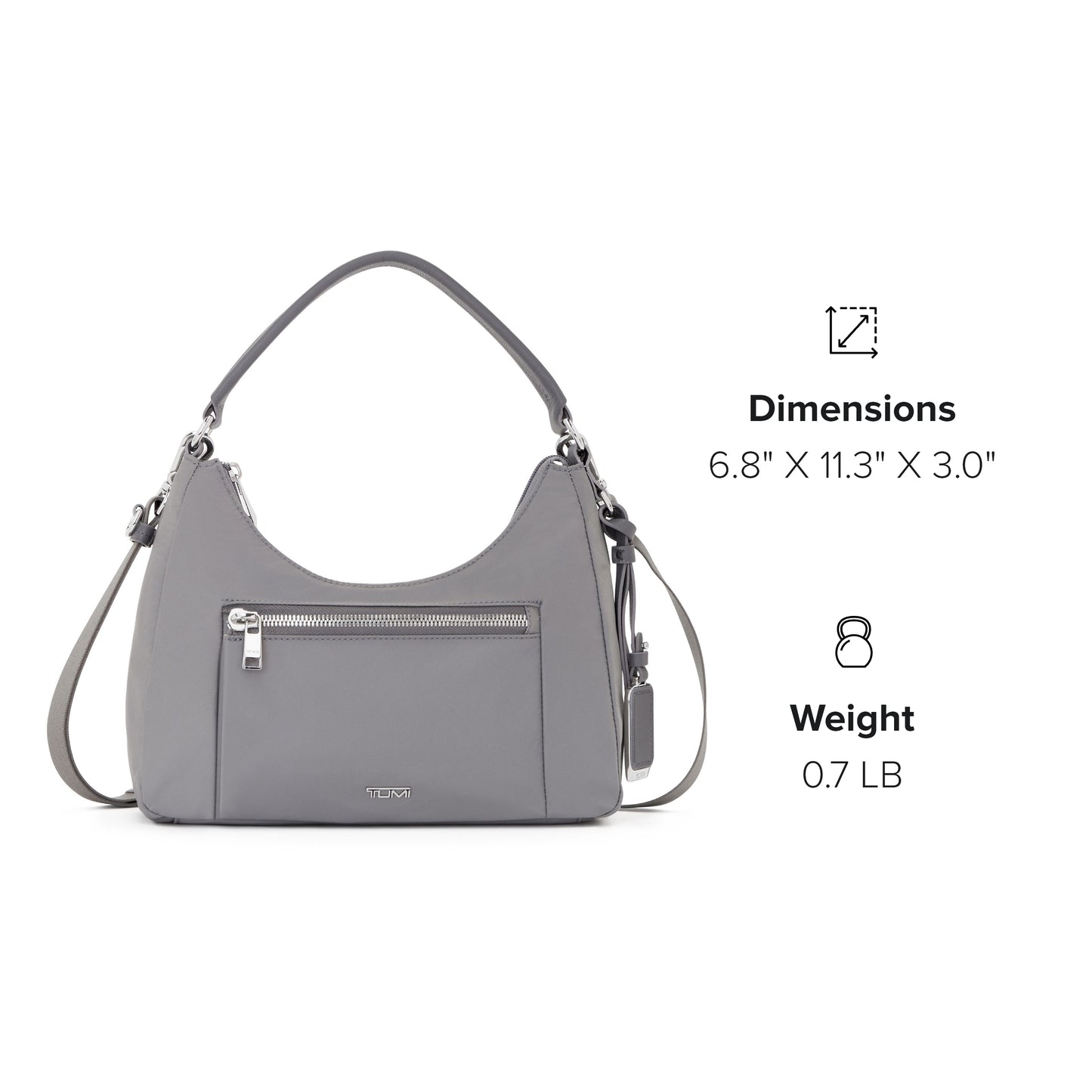 TUMI Voyageur Adelaide Hobo Crossbody - Fog