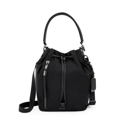 TUMI Voyageur Sabetha Bucket Crossbody - Black/Gunmetal