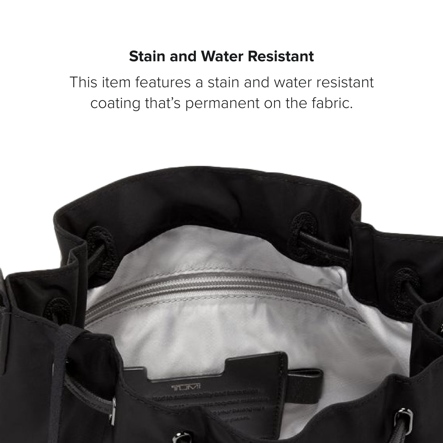TUMI Voyageur Sabetha Bucket Crossbody - Black/Gunmetal