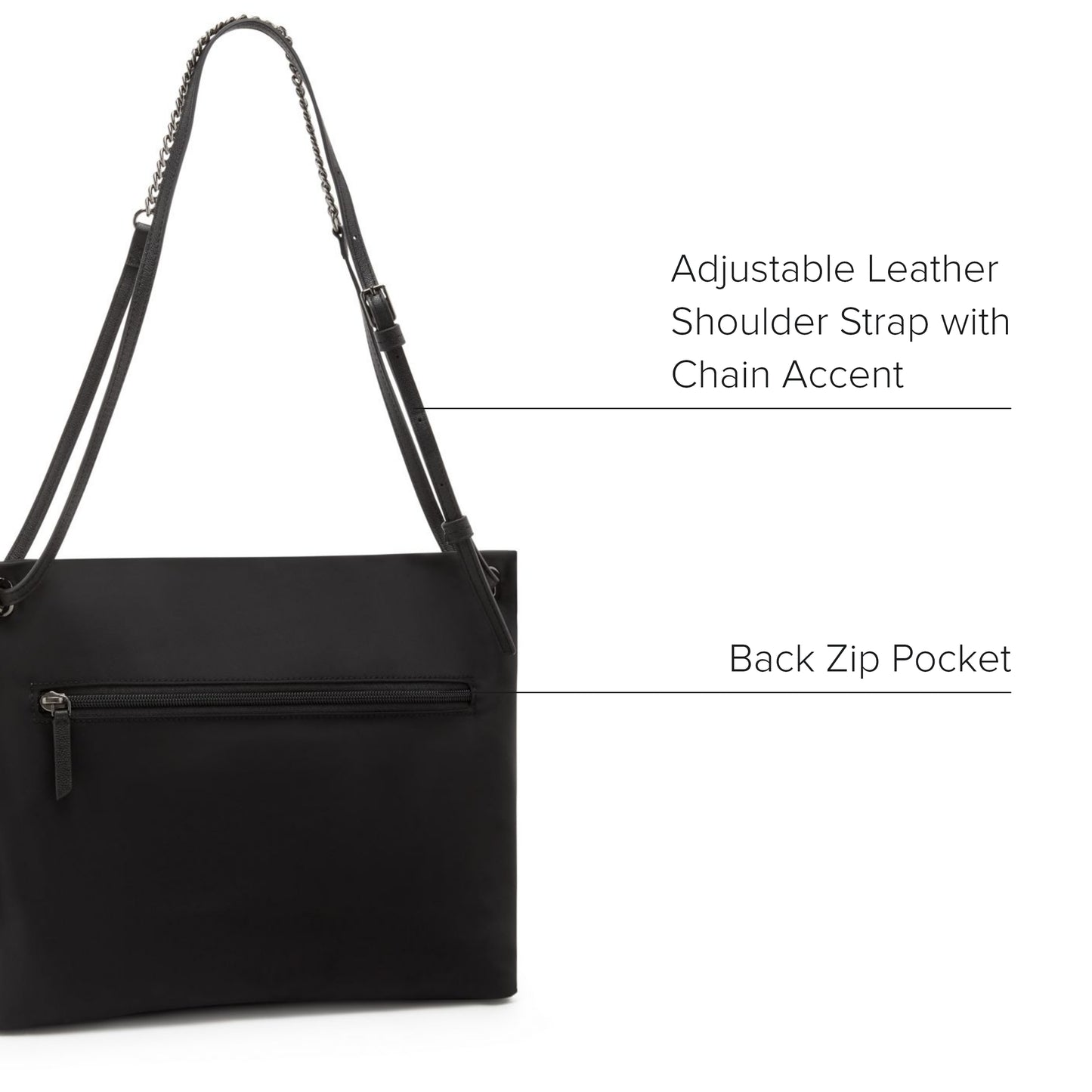 TUMI Voyageur Nairobi Crossbody - Black/Gunmetal