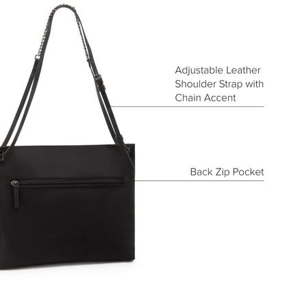 TUMI Voyageur Nairobi Crossbody - Black/Gunmetal