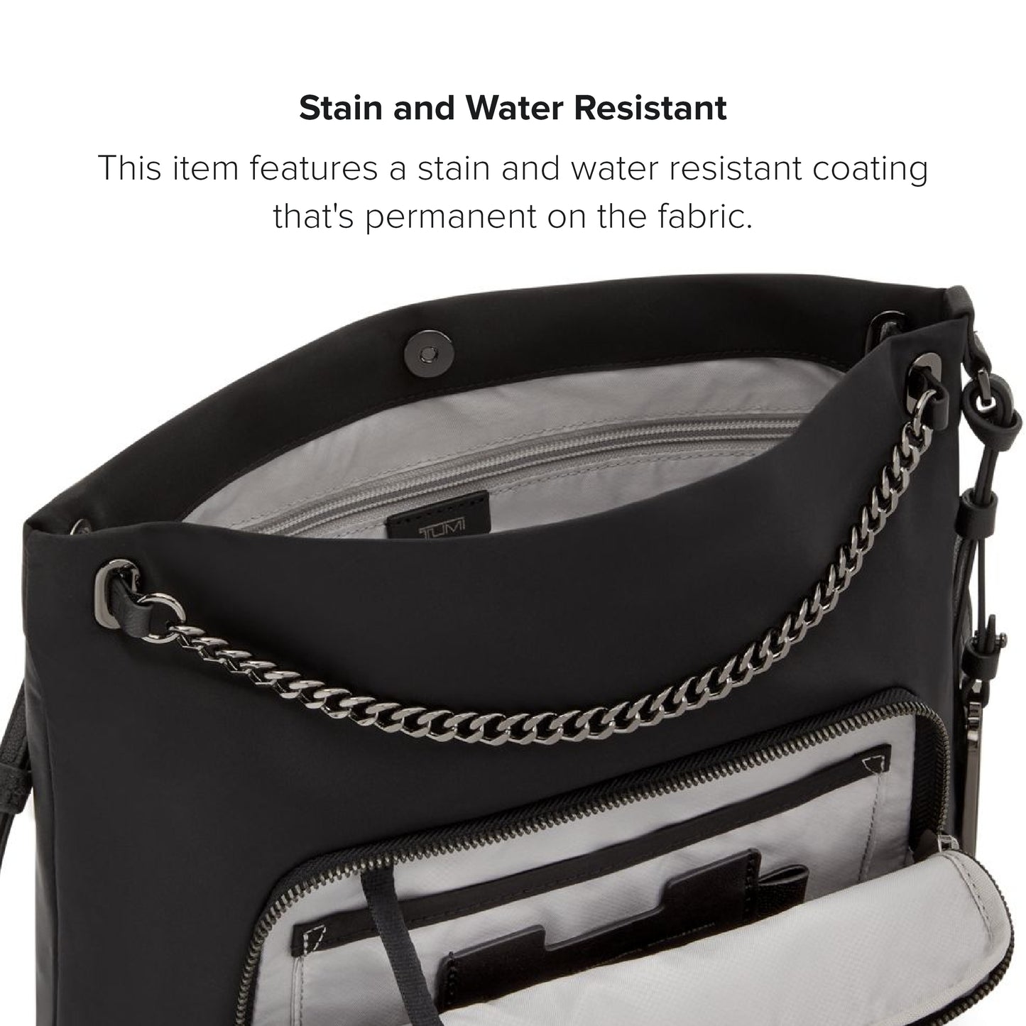 TUMI Voyageur Nairobi Crossbody - Black/Gunmetal