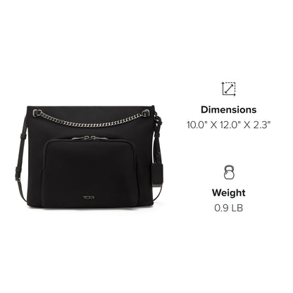 TUMI Voyageur Nairobi Crossbody - Black/Gunmetal