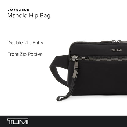 TUMI - Voyageur Manele Hip Bag - Men's & Women's Waist Pack - Black/Gunmetal