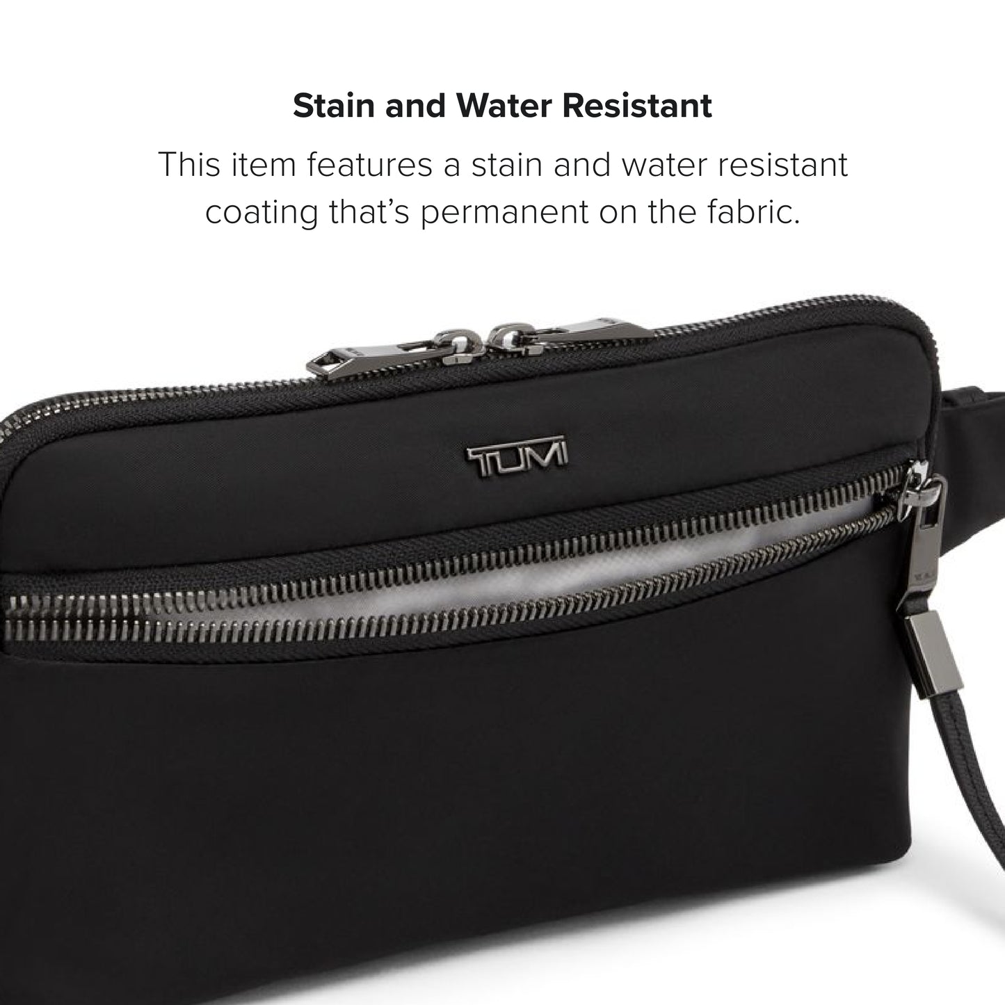 TUMI - Voyageur Manele Hip Bag - Men's & Women's Waist Pack - Black/Gunmetal