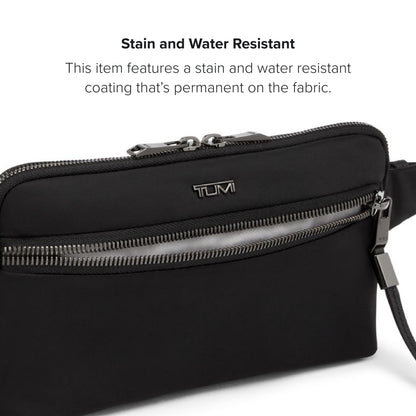 TUMI - Voyageur Manele Hip Bag - Men's & Women's Waist Pack - Black/Gunmetal
