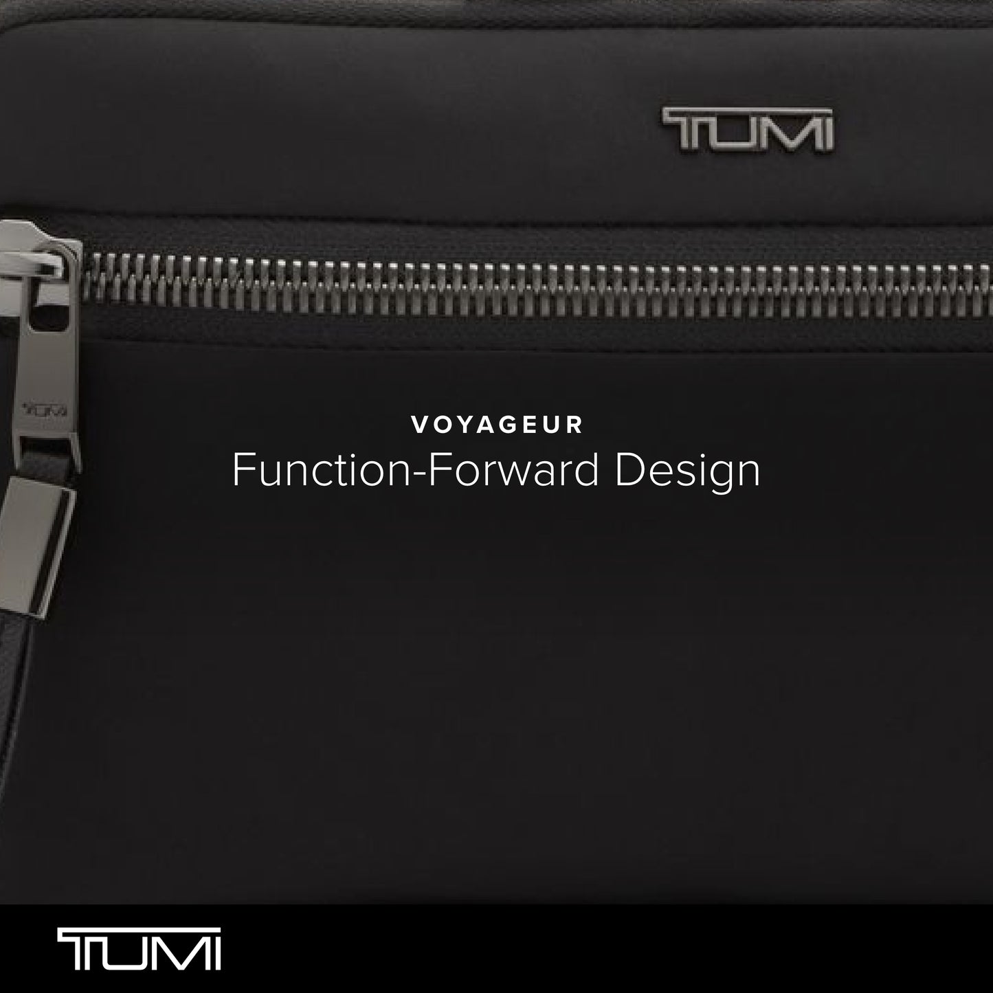 TUMI - Voyageur Manele Hip Bag - Men's & Women's Waist Pack - Black/Gunmetal