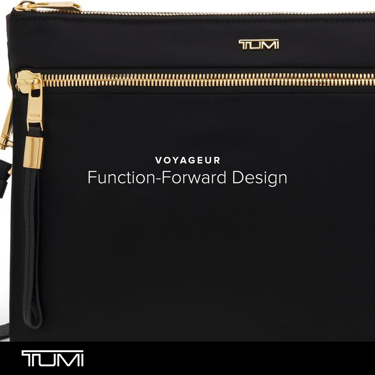 TUMI Voyageur Patna Sling - Black/Gold